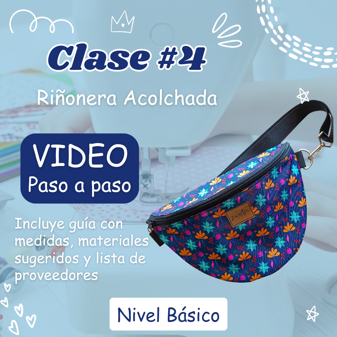 Clase 4: Riñonera Acolchada
