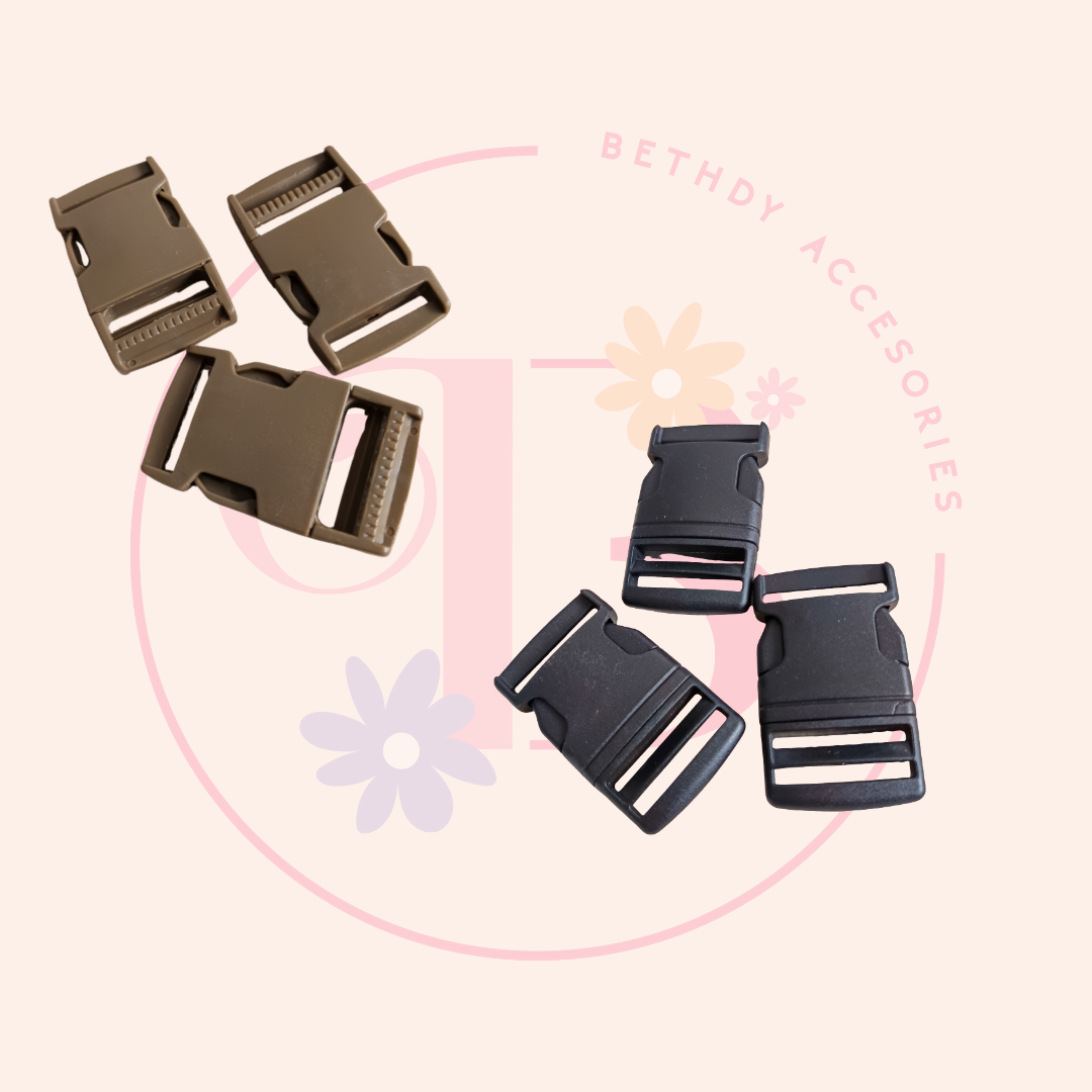 Broche tip top plástico 3cm - 10U