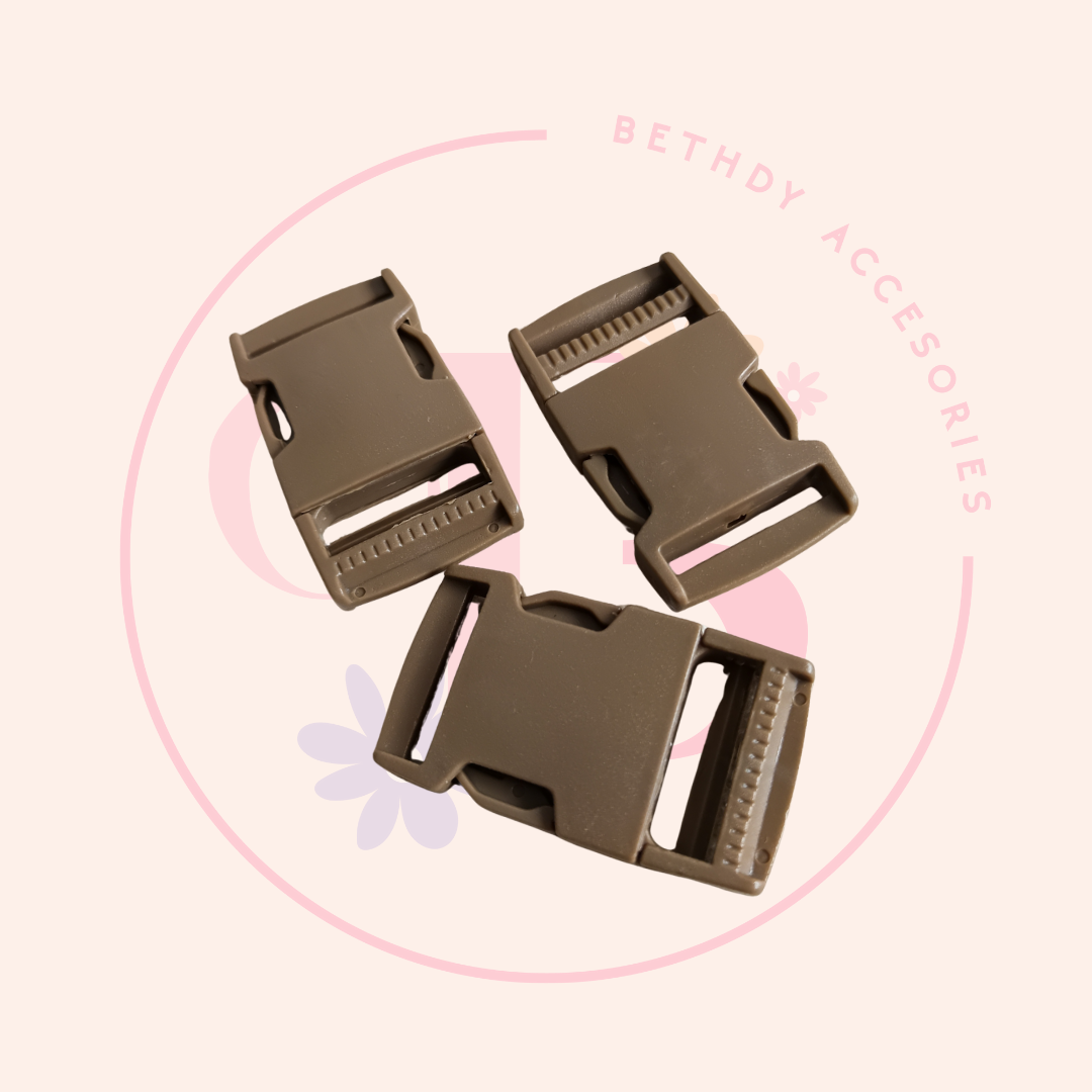 Broche tip top plástico 3cm - 10U